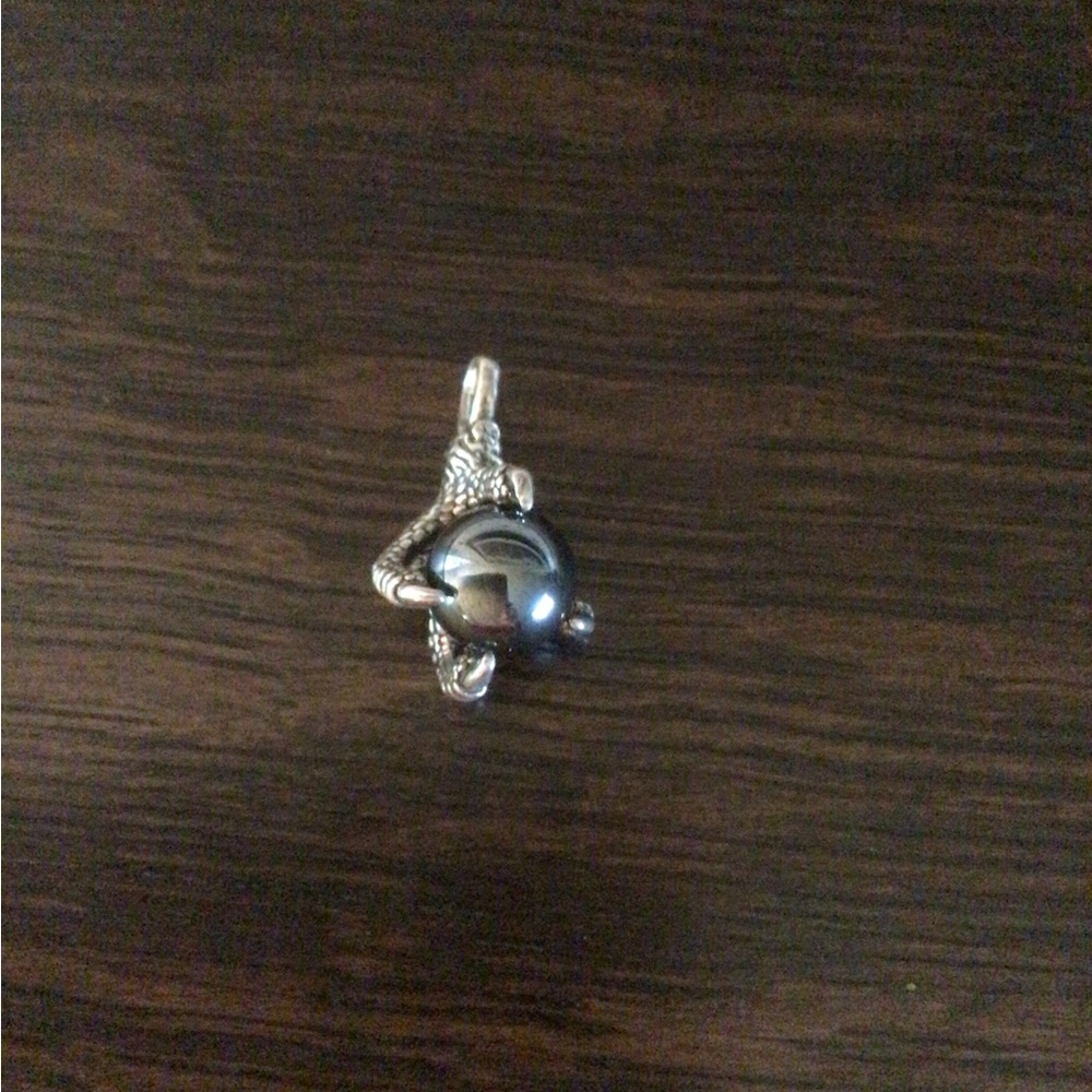 Sterling Silver Dragon Claw Pendant